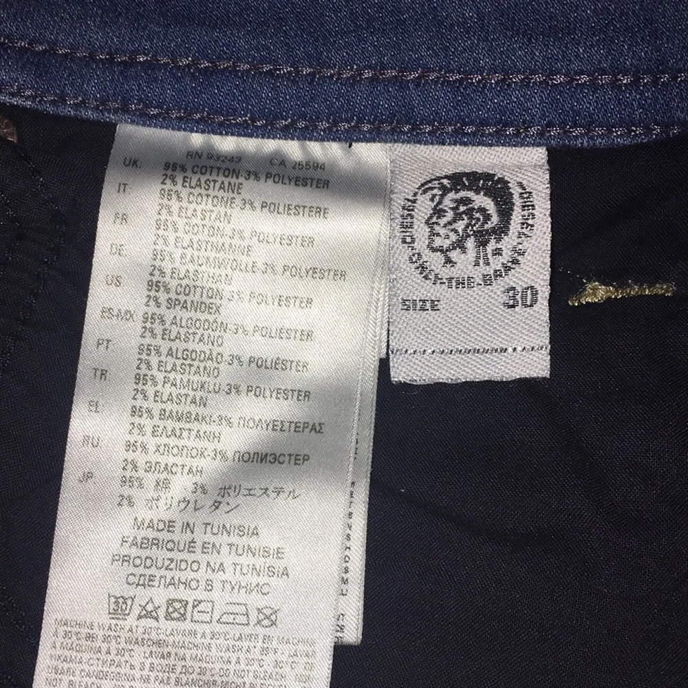 Diesel Jogg Jeans. Thommer-T, Size 30W x 28.5L, Wash 084RJ. - Picture 8 of 10